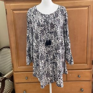 Daniel Rainn Paisley Blouse Size 2X